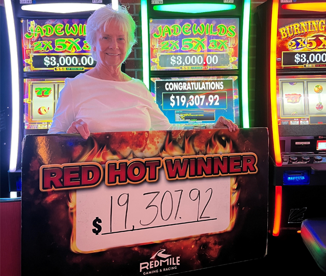 Red Mile - Congratulations to our lucky jackpot winner who