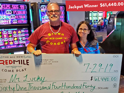 $61,440.00! Mr. Lucky Won $61,440.00!